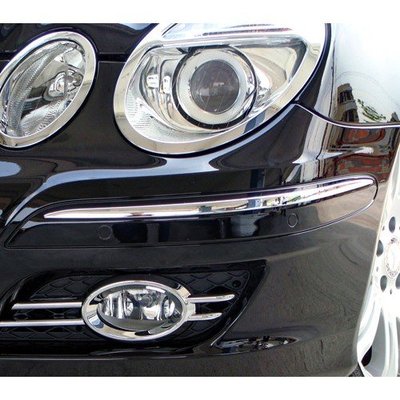 【JR佳睿精品】Benz E W211 2006-2009 鍍鉻前桿飾條 保桿飾條 電鍍 改裝 配件 台灣製