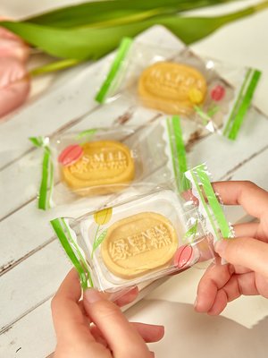 綠豆糕包裝袋冰糕袋子透明袋曲奇雪花酥機封袋自封食品級塑料底托【漢青閣百貨】