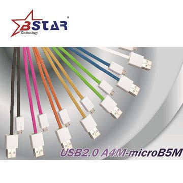 小白的生活工場*BSTAR Micro USB手機專用傳輸線(扁)15CM (隨機出貨)`台灣製/10元特價出清
