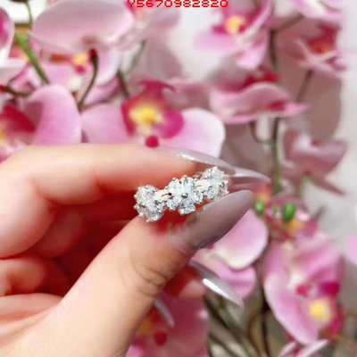 泰國佛牌正品 阿贊噴 桃花經文戒指 純銀花朵指環