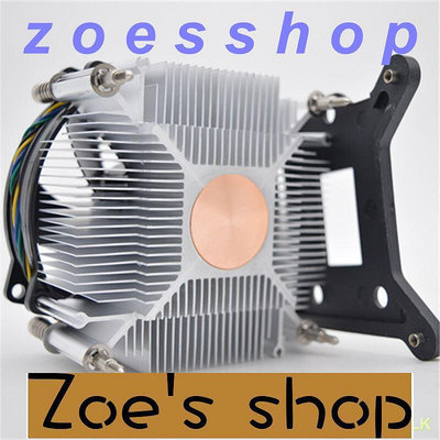 zoe-VLK散熱全新AVC銅芯cpu散熱器靜音4針線溫控1151 1200 i3 i5 CPU風扇
