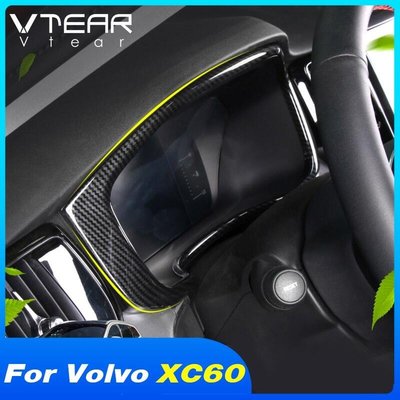 適用於 富豪 Volvo XC60 汽車儀錶盤裝飾儀 顯示屏裝飾蓋 內部裝飾配件零件 專車專用車品