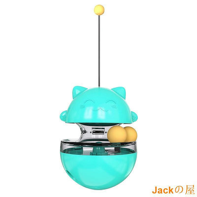 Jackの屋【PetBaby寵物精靈】爆款貓咪玩具 寵物玩具不倒翁逗貓漏食球 自嗨毛球益智貓咪貓玩具