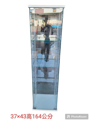 桃園國際二手貨中心------8~9成新 玻璃展示櫃 公仔展示櫃 藝品 珠寶展示櫃 收納玻璃櫥