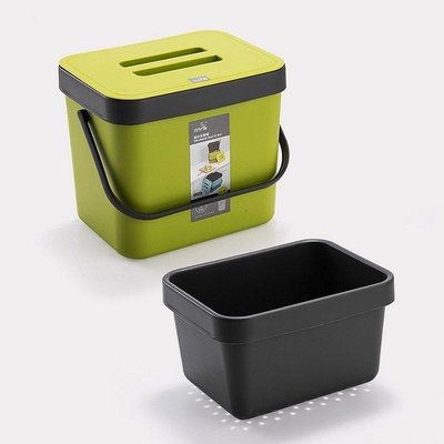 【】廚房壁掛垃圾桶 可瀝水 帶過濾籃子 可掛櫃門 廚餘桶 帶蓋 家用可拆卸易清洗廚餘垃圾筒