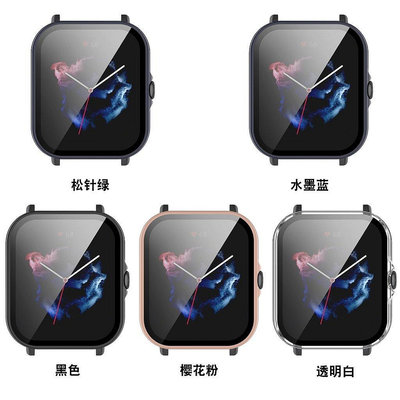 新品 適用於華米GTS3手錶保護殼 Amazfit GTS 3 PC+鋼化zx【飛女洋裝】