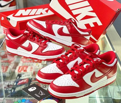[FDOF] Nike Dunk Low SP “University Red”聖約翰配色 CU1727-100