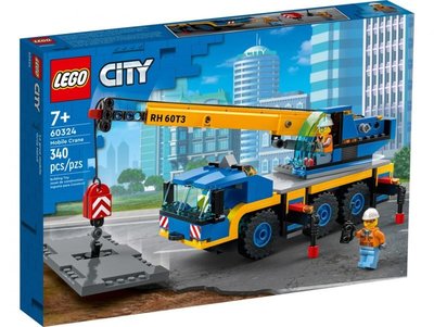 積木總動員  LEGO 60324 City系列 移動式起重機 外盒:38*26*6CM 340PCS