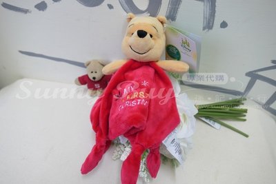 【Sunny Buy】◎現貨◎ 迪士尼 小熊維尼 Pooh 嬰兒毯 Disney 聖誕節版