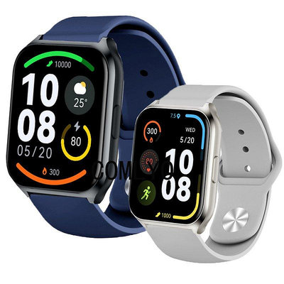 適用於 Haylou Smart Watch 2 Pro 錶帶 智能手錶帶 矽膠zx【飛女洋裝】