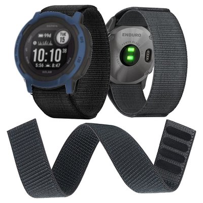Garmin Instinct 2 Solar Edition 45mm 智能手錶帶女士男士手鍊快速釋放皮帶的尼龍環錶帶