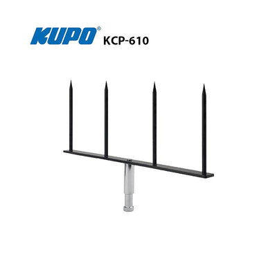 KUPO KCP-610影視保麗龍反光板鋼針叉16MM轉接腳架FOAMCORE FORK