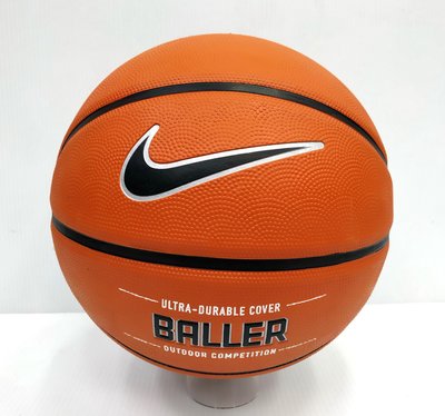 【斯伯特】正品公司貨 NIKE BALLER 8P 橘黑色 戶外專用籃球 7號籃球 NKI3285507