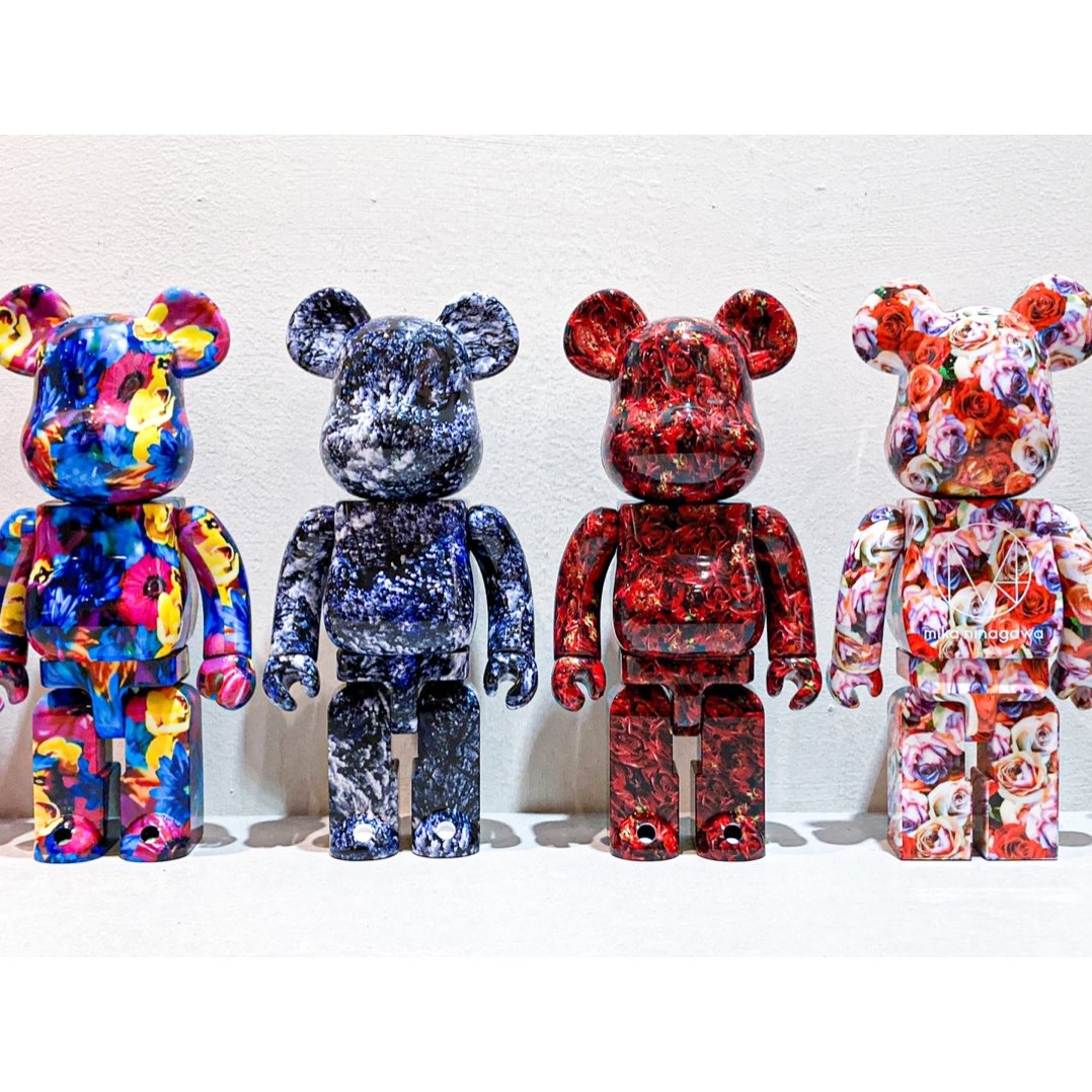 BE@RBRICK mika ninagawa 蜷川實花400% 100% bearbrick kaws 花井祐介