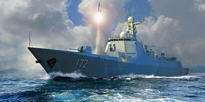 海光模型小號手06732 1700中國海軍052D型導彈驅逐艦