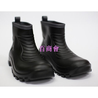 【百商會】新晉牌 男版短筒雨鞋 168 黑色 台灣製