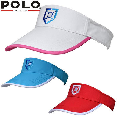 創客優品 polo golf高爾夫帽子 棒球帽 女士防曬遮陽帽 春秋無頂帽 GF538