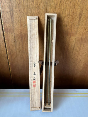 【二手】 日本回流黃銅火箸，藏六造30 古玩雜項【好運來】