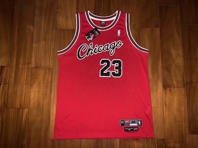 【MJKB】NIKE AUTHENTIC NBA BULLS 芝加哥公牛隊 JORDAN 草寫 球員版球衣 SIZE 48
