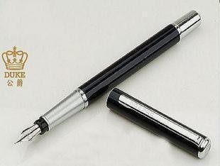 【熱賣精選】 正品德國公爵Duke 波特透明藍鋼筆直尖寬筆頭硬筆書法鋼筆 正品