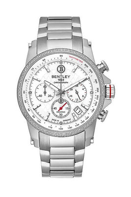 Bentley 賓利 經典真鑽三眼計時手錶-BL1794-102WWI-S 43mm