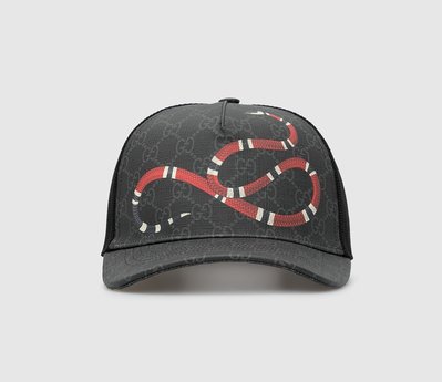 [全新真品代購] GUCCI 紅蛇 GG Supreme 帽子 / 棒球帽 (Kingsnake) 426887