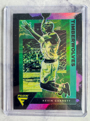 Kevin Garnett 2020-21 Flux #198 Minnesota Timberwolves 07/75 KG 狼王 限量 NBA 銀亮 球員卡