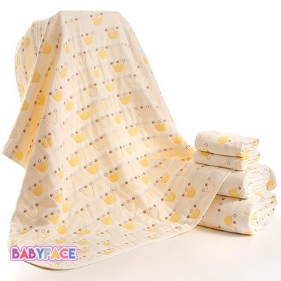 BabyFace【六層紗】紗布料可愛皇冠純棉空調被 冷氣毯 床單被單被子舒適蓬鬆透氣  大人小孩可(120*150CM)