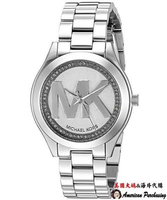 潮牌Michael Kors MK3548 MK手錶 銀色鋼帶耀眼晶鑽手錶 女錶 歐美時尚 海外代購-雙喜生活館