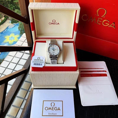 直購#歐米茄手錶OMEGA 典雅系列蝶舞腕錶 西鐵8215機芯女錶直徑35 mm
