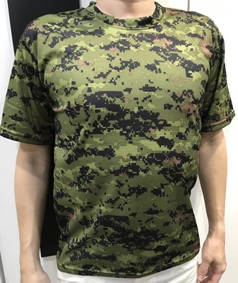 A級軍警小舖 BIGWASP 加拿大數位迷彩排汗衫 台灣製造 吸濕排汗衫 美軍迷彩系列 生存遊戲 軍事風格