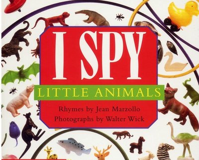 ＊小貝比的家＊I SPY LITTLE ANIMALS /硬頁書/3~6歲/尋找遊戲