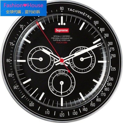 『Fashion❤House』2020AW Supreme Watch Plate 時鐘造型 盤子 開季商品 時鐘 現貨