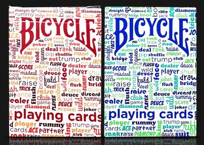 [Fun magic] 談話撲克牌 閒談撲克牌 Bicycle Table Talk playing cards