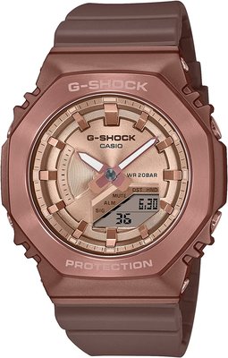 日本正版 CASIO 卡西歐 G-SHOCK MID 手錶 女錶 GM-S2100BR-5AJF 日本代購