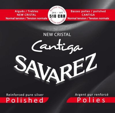 Savarez 510CRH New Cristal Cantiga Polished 古典吉他弦 中張 -【黃石樂器】