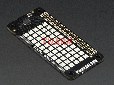 德源 r)樹莓派 Zero Pimoroni Scroll pHAT-11x5 LED Matrix(ada3017)