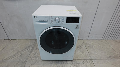 二手洗衣機【LG 樂金】9公斤 變頻 蒸氣 滾筒 洗脫烘 洗衣機 WD-S90TCW 新屋二手家電 新竹二手家電 推薦