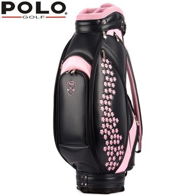 POLO GOLF高爾夫球包 女士 高檔PU 時尚繡花標準包 FLORA系列~特價
