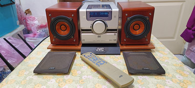 JVC CA-EXD1 EX-D1CD DVD小型組合音響 木質單體喇叭整套組 台灣公司貨