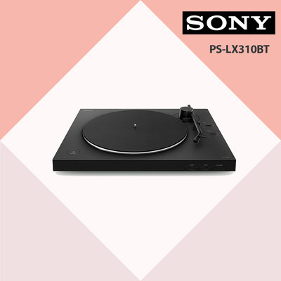 SONY索尼 藍芽無線黑膠唱盤 PS-LX310BT