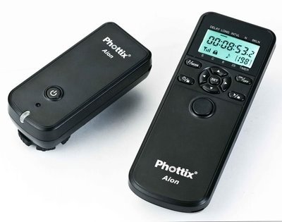 呈現攝影-PHOTTIX AION 無線定時快門線 可有線用 C/N/S 可換線 提示音 可鎖 間隔/縮時攝影