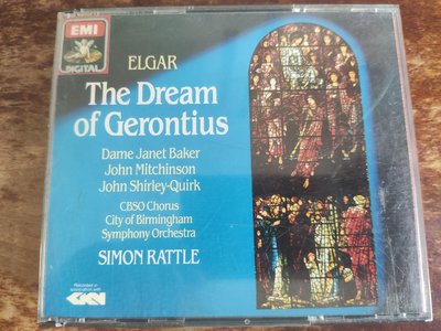 文本齋 Rattle Janet Baker Elgar The Dream of Gerontius 2CD EMI
