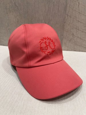 J-Shop Luxury 精品店 Hermes 女款橘紅色棒球帽 58公分