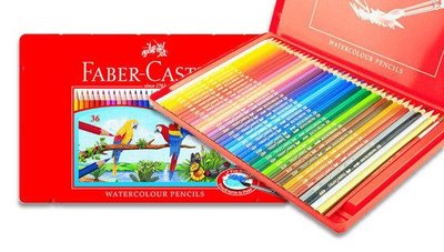 德國輝柏 Faber-Castell 115846 36色 油性色鉛筆 / 115937 36色 水性色鉛筆