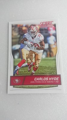 NFL美式足球明星CARLOS HYDE一張~10元起標