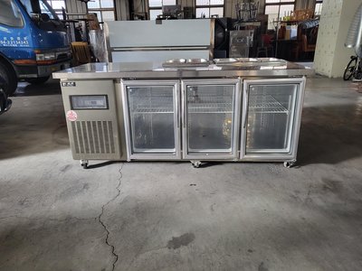 【東園餐飲設備】二手6尺 工作台冰箱