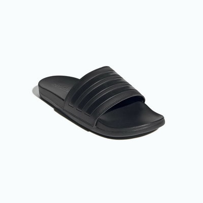 ADIDAS ADILETTE COMFOR 男款 拖鞋 記憶鞋墊 大尺碼 GZ5896 全黑【iSport愛運動】