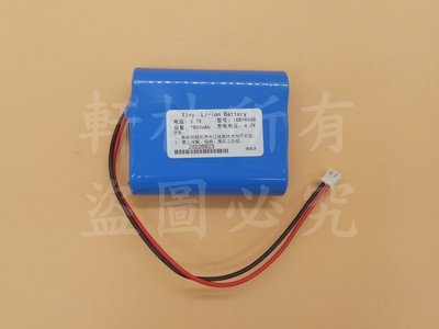 軒林-台灣出貨 18650-3P 直排3芯並聯3.7V電池 適用 折疊扇 藍芽喇叭 #H049XC/XD