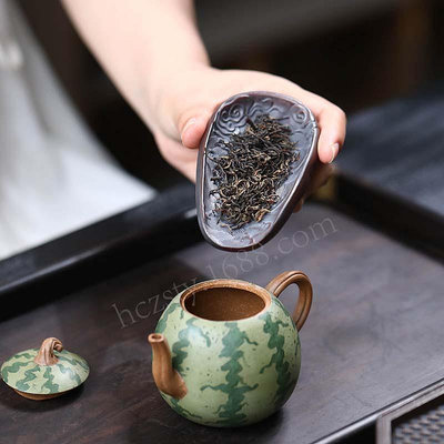 三友社 宜興紫砂茶寵茶則茶鏟擺件茶具配件龍紋茶勺把玩可養茶具配件 ch